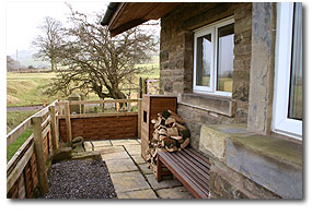 Sheltered seating area